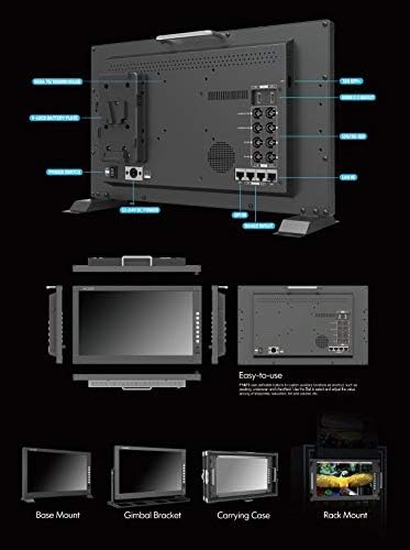 LILLIPUT 17.3" Q17 FHD PRO SDI Filmmaking Monitor 3D Lut HDR - Image 4