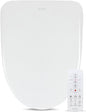 ALPHA BIDET UXA Pearl Auto Bidet Toilet Seat in Elongated White | Endless Warm by ALPHABIDET