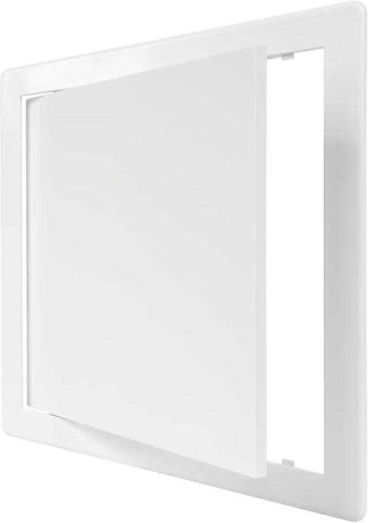 10 x 10 White Plastic Access Panel. Service Shaft Door Panel. Plumbing by Unknown