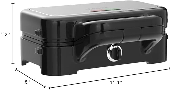 3-in-1 Belgian Waffle Maker 1200W, Breakfast Sandwich Maker & Waffle Iron - Image 9