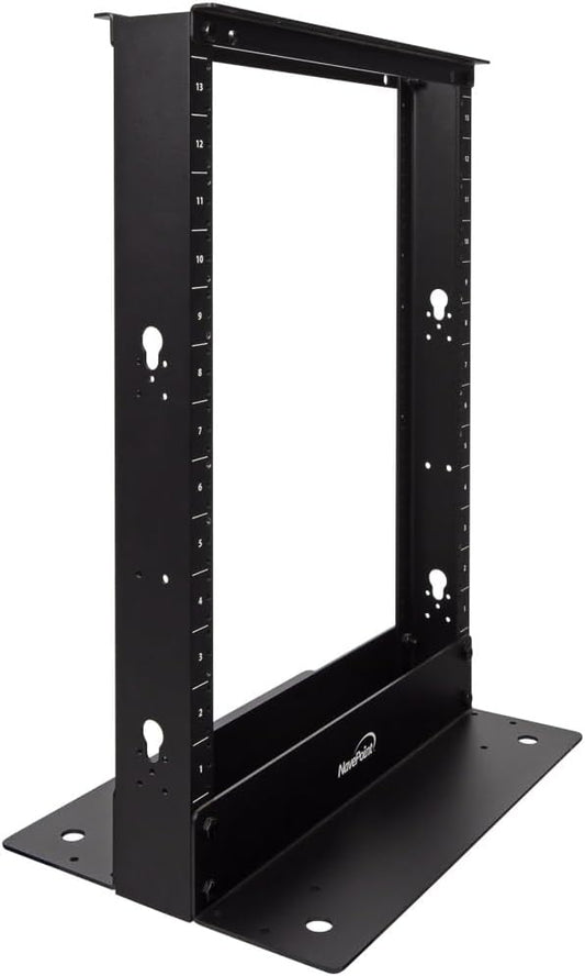 NavePoint 13U 2 Post Open Frame Server Rack by NavePoint