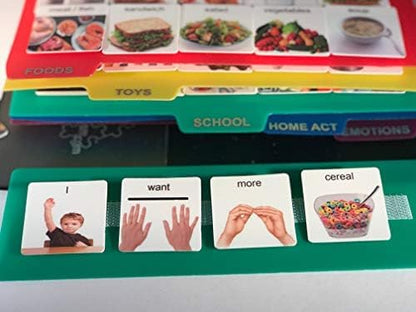 Visual Communication Book with Case, 162 ASD Photo Picture Cards: Autism - Image 9