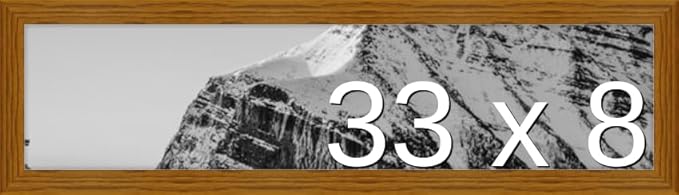 Frame It Easy 33 x 8 Hazel Wood Frame by FrameItEasy