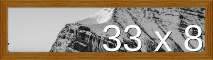 Frame It Easy 33 x 8 Hazel Wood Frame by FrameItEasy