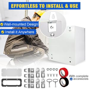 Outdoor Electrical Box, Steel Junction Box 16X16X8'', NEMA 4X Electrical - Image 6