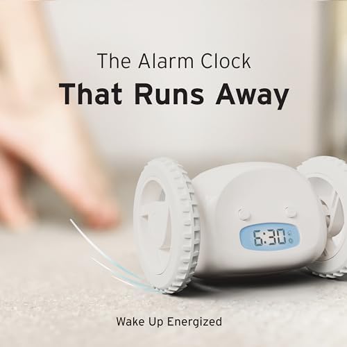 CLOCKY Alarm Clock on Wheels – Loud Rolling Alarm Clock - Image 3
