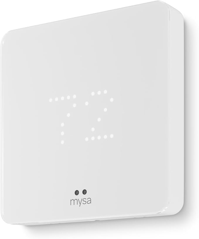 New Mysa Smart Thermostat for Heating & Cooling | Programmable WiFi Thermostat by MysaSmartThermostats