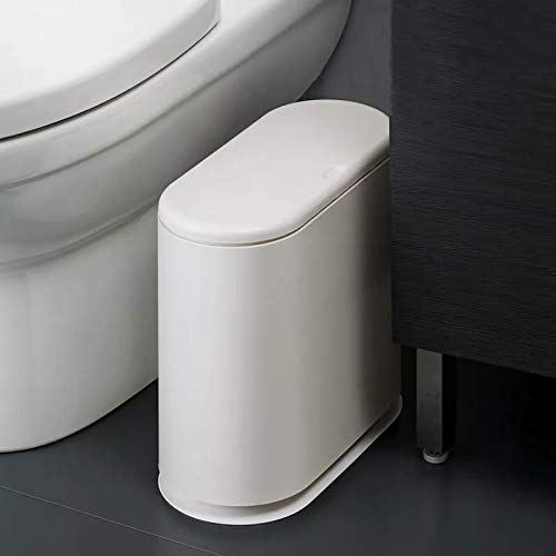 IEEK 12 Liter Rectangular Plastic Trash Can - Image 3