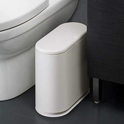 IEEK 12 Liter Rectangular Plastic Trash Can - Image 3