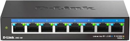 D-Link 8-Port 2.5GB Unmanaged Gaming Switch by D-Link