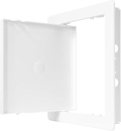 8" x 8" White Plastic Access Panel. Service Shaft Door Panel. Plumbing - Image 7