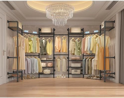 timate f3 medium wall mounted clothes rack expandable, front angle view