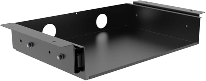 13 inch Under Desk Slide Out Storage Shelf, Sliding Under Desk Tray Drawer - Image 8