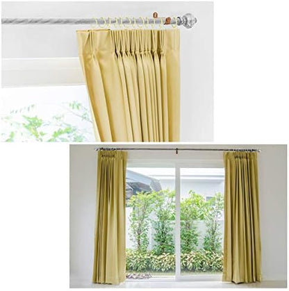 40 Pack Rings Curtain Clips Rustproof Metal Window Drapery Decorative Clips Vintage Heavy Duty Eyelet Curtain Rods Hangers Rings with Hooks, 1.5In Inner Diameter (Gold-Open)