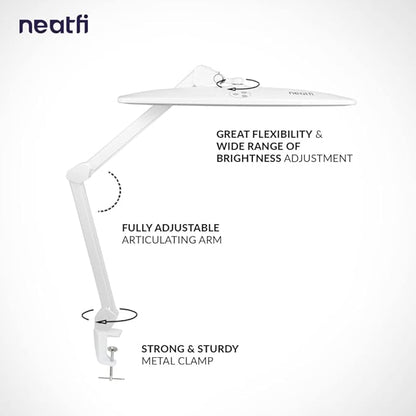 Neatfi Elite HD XL Task Lamp, 1600 Lumens, Non-Polar Dimming, Desk Light - Image 4