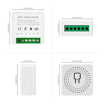 IHSENO ZigBee3.0 Smart Switch Mini Relay Switch, ZigBee Smart Light Switch Need - Image 2