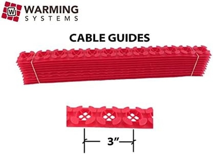 55 Sqft Warming Systems 120 V Electric Tile Radiant Floor Heating Cable - Image 6