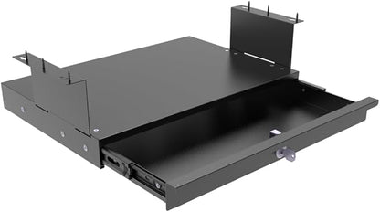 Under Desk Lockable Sliding Out Drawer - Image 3