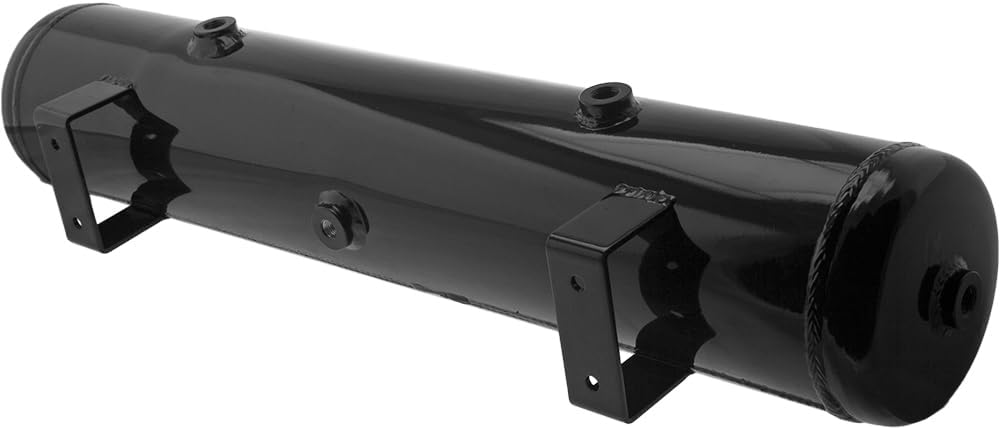 Vixen Air 4 Gallon Aluminum Air Tank 200 PSI, 7 Ports Kit Black VXT4100AB For...