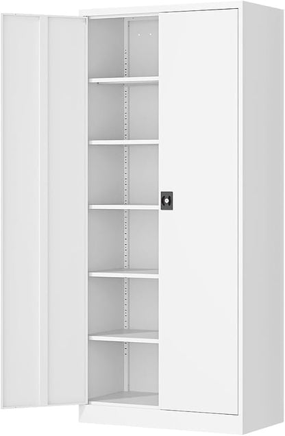 Metal Storage Cabinet-71” Tall Steel File Cabinets by Fesbos