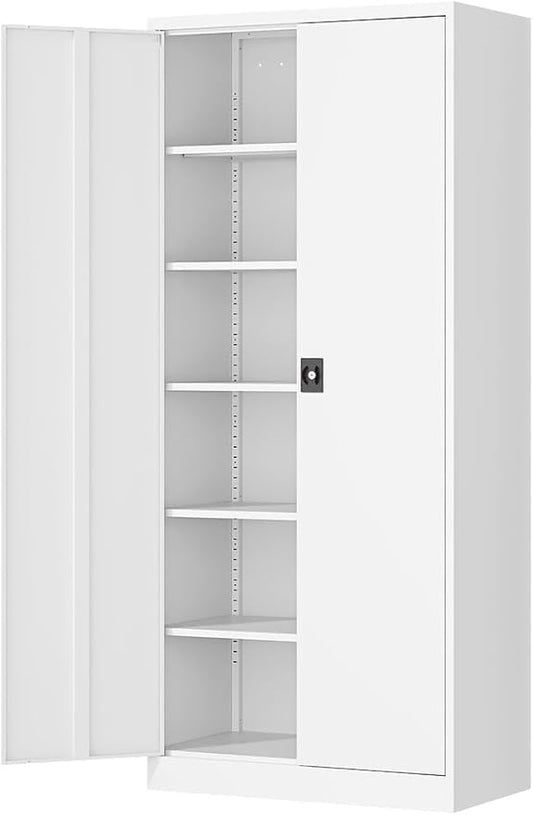 Metal Storage Cabinet-71” Tall Steel File Cabinets by Fesbos
