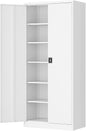 Metal Storage Cabinet-71” Tall Steel File Cabinets by Fesbos