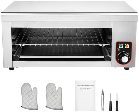 Electric Cheese Melter, 1500W Countertop Salamander Broiler, Commercial - Image 9