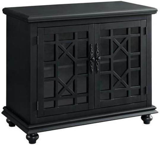 Martin Svensson Home Small Spaces TV Stand 2-Door Accent Cabinet, Antique Black by MartinSvenssonHome
