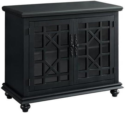 Martin Svensson Home Small Spaces TV Stand 2-Door Accent Cabinet, Antique Black by MartinSvenssonHome