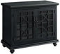 Martin Svensson Home Small Spaces TV Stand 2-Door Accent Cabinet, Antique Black by MartinSvenssonHome