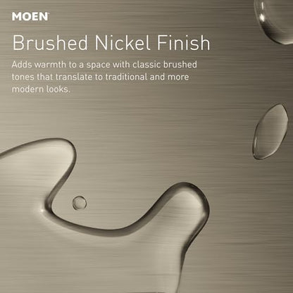 moen dn6893bn 3-piece decorative bath hardware set, side view