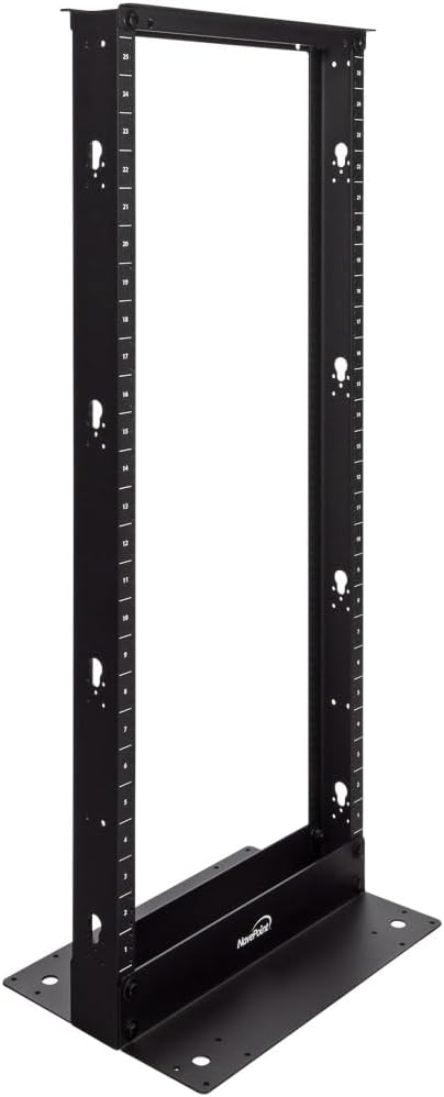 NavePoint 25U 2 Post Open Frame Server Rack by NavePoint