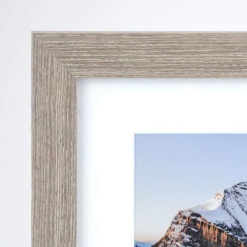 Frame It Easy 33 x 36 Rustic Gray Wood Frame - Image 2