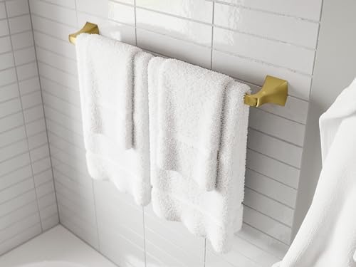 pfister bruxie 3-piece bathroom hardware set with towel showing dimensions