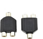 HAHIYO 3 RCA F-2x3.4 RCA F Stereo Plug Interconnect Audio One Male 3.4mm Two by HAHIYO