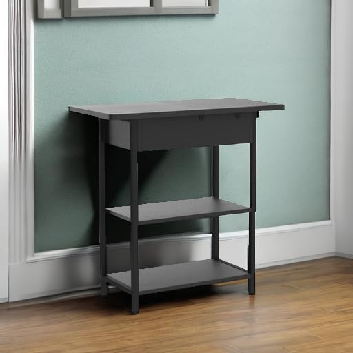 LIDYUK End Table with Charging Station, Flip Top Side Table with USB Ports and - Image 6