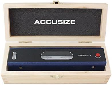 Accusize Industrial Tools 8'' Master Precision Level in Fitted Box, Accuracy: - Image 2