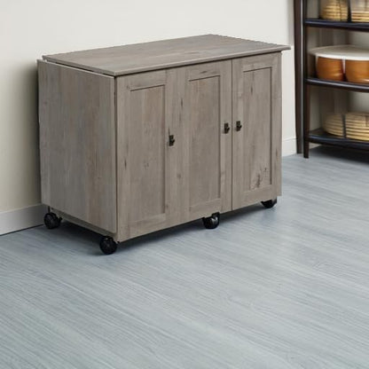 Sauder Craft Cart Storage Cabinet, Rolling Sewing Table - Image 2