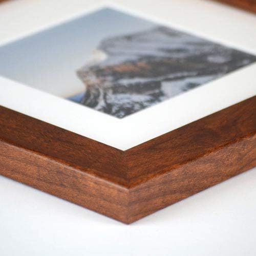 Frame It Easy 33 x 35 Russet Wood Frame - Image 3