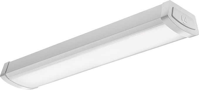 Lithonia Lighting 4 Foot LED Light Fixture, Low-Profile LED Wraparound Flush - Image 5