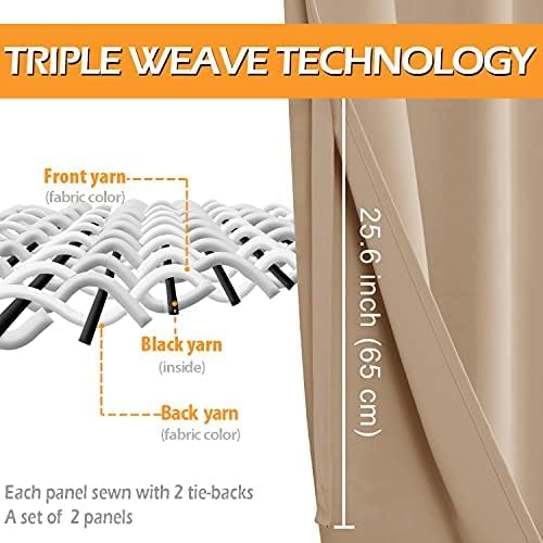 Hiasan RV Blackout Curtains for Bedroom, 52 x 36 Inches Long - Image 4
