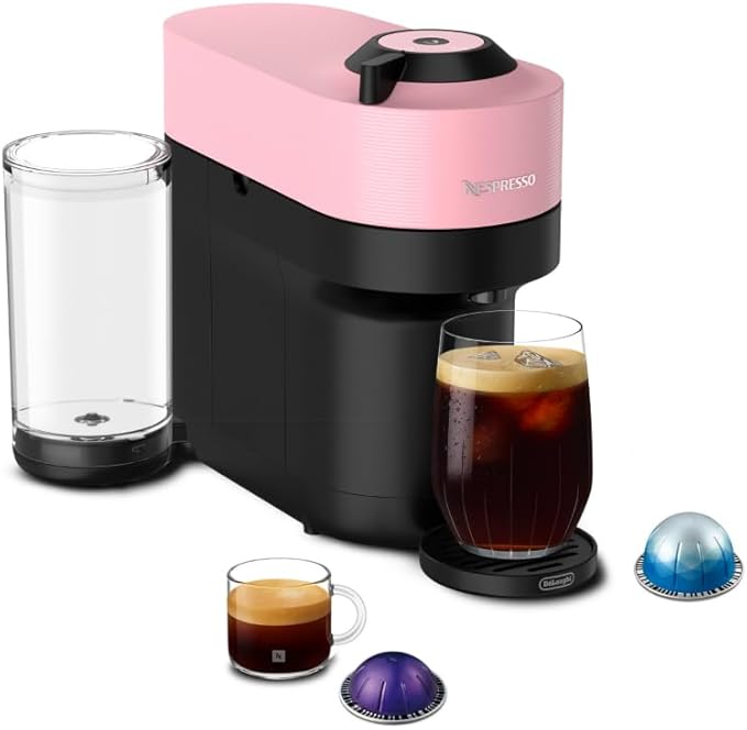 Nespresso Vertuo Pop+ Coffee and Espresso Maker by De'Longhi, Candy Pink by Nespresso
