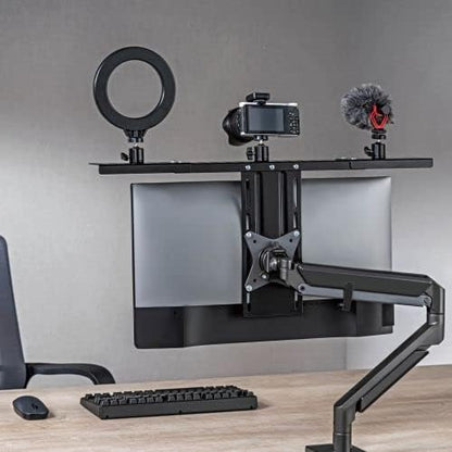 Mount Plus MDS12-2 All-In-One VESA Compatible Monitor Shelf - Image 3