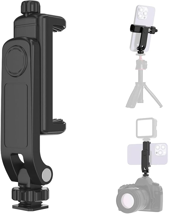 Flexible Phone Tripod Mount Adapter, Universal Smartphone Mount Adapter - Image 2
