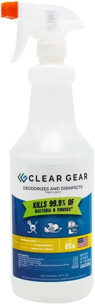 Clear Gear Disinfectant Cleaner, and Deodorizer by ClearGear