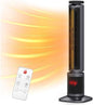 Zynkez 34.5" Space Heaters for Indoor Use Large Room, 1500W PTC Tower Fireplace by Zynkez