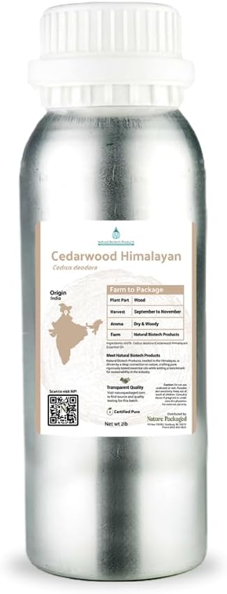 Cedarwood Himalayan Essential Oil by NaturePackaged
