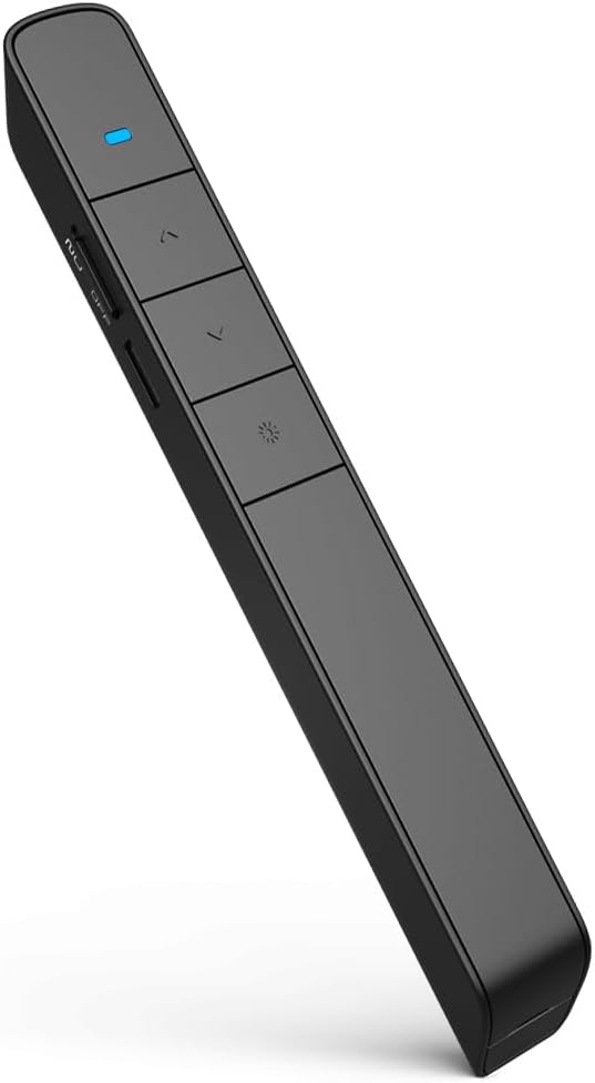 N75 Rechargeable Presentation Clicker, PowerPoint Clicker by KNORVAY