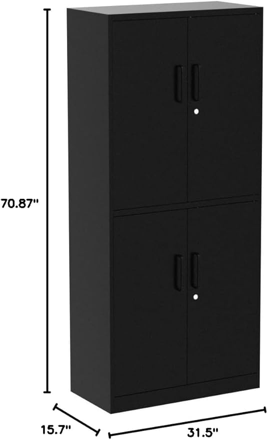 Yizosh Metal Storage Locking Cabinet - Image 3