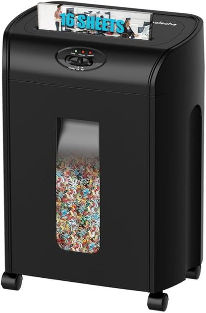 Paper Shredder, 16-Sheet Cross Cut by Woolsche